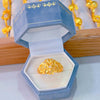 Gold-Tone Open Rings for Women, Assorted Floral, Bow, Heart, Coin and Textured Band Designs