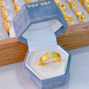 Gold-Tone Open Rings for Women, Assorted Floral, Bow, Heart, Coin and Textured Band Designs
