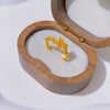 Gold-Tone Open Rings for Women, Assorted Floral, Bow, Heart, Coin and Textured Band Designs