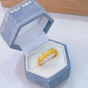 Gold-Tone Open Rings for Women, Assorted Floral, Bow, Heart, Coin and Textured Band Designs