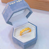 Gold-Tone Open Rings for Women, Assorted Floral, Bow, Heart, Coin and Textured Band Designs