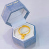 Gold-Tone Open Rings for Women, Assorted Floral, Bow, Heart, Coin and Textured Band Designs