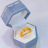 Gold-Tone Open Rings for Women, Assorted Floral, Bow, Heart, Coin and Textured Band Designs