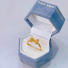 Gold-Tone Open Rings for Women, Assorted Floral, Bow, Heart, Coin and Textured Band Designs