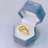 Gold-Tone Open Rings for Women, Assorted Floral, Bow, Heart, Coin and Textured Band Designs