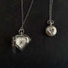 Pocket Watch Charms, Alloy, Heart or Round Design, Keychain and Necklace Options
