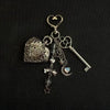 Pocket Watch Charms, Alloy, Heart or Round Design, Keychain and Necklace Options