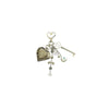 Pocket Watch Charms, Alloy, Heart or Round Design, Keychain and Necklace Options