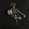 Pocket Watch Charms, Alloy, Heart or Round Design, Keychain and Necklace Options