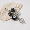 8-Ball Keychain, Resin Ball with Dice, Star or Heart Charms, Four Design Options