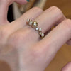 Stacking Rings, Gold-Tone, Faux Pearl or Clear Accent Band, Individual Styles