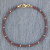 Beaded Anklets for Women, Bohemian-Inspired Designs with Colored Stone-Style and Glass Bead Accents - Ankle bracelet style eight