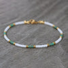 Beaded Anklets for Women, Bohemian-Inspired Designs with Colored Stone-Style and Glass Bead Accents - Ankle bracelet style nine