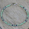 Beaded Anklets for Women, Bohemian-Inspired Designs with Colored Stone-Style and Glass Bead Accents - Ankle bracelet style three