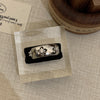 Silver-Tone Open Ring for Women, Assorted Ornate Cross and Floral Accent Designs