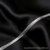 Three-Layer Snake Chain Anklet or Bracelet, Silver-Tone Stacked Chain Design - Product view 2