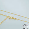 Jellyfish Pendant Charms, Gold-Tone Copper Ocean Designs with Separate O-Chain Option - O-chain