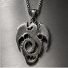 Dragon Pendant, Vintage-Inspired Stainless Steel Design, Pendant Only or with 60 cm Chain - Product view 2