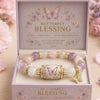 Handmade Beaded Stretch Bracelets, Bird and Butterfly Designs in Green or Pink - Product view 2