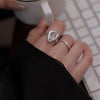Open Rings, Copper, Silver-Tone Oval Accent or Chevron Band, Individual Styles or Pair