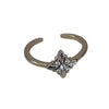 Antique Gold-Tone Open Rings for Women, Fleur-de-Lis and Cross Designs, Individual Rings or 5-Piece and 8-Piece Sets