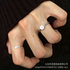 Silver-Tone Open Ring, Watch-Face or Feather Design for Layering