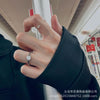 Silver-Tone Open Ring, Watch-Face or Feather Design for Layering