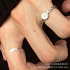 Silver-Tone Open Ring, Watch-Face or Feather Design for Layering