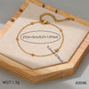 Stainless Steel Chain Anklets for Women, Eight Minimalist Chain Design Options - # A0046 anklet / Stainless steel manufacturer wholesale (support customization)