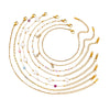 Stainless Steel Chain Anklets for Women, Eight Minimalist Chain Design Options - Product view 5