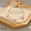 Stainless Steel Chain Anklets for Women, Eight Minimalist Chain Design Options - # A0044 anklet / Stainless steel manufacturer wholesale (support customization)