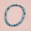 Colorful Beaded Bracelets and Necklaces, Mixed-Color Jewelry in Pink, Blue, Green and Brown Design Options - Necklace-blue-green