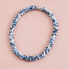 Colorful Beaded Bracelets and Necklaces, Mixed-Color Jewelry in Pink, Blue, Green and Brown Design Options - Necklace-blue-grey