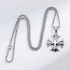 Anchor Cross Pendant, Zinc Alloy Design, Pendant Only or with 70 cm Steel Chain - Product view 1
