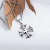 Anchor Cross Pendant, Zinc Alloy Design, Pendant Only or with 70 cm Steel Chain - Product view 2