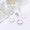 Toe Ring Set for Women, 8-Piece Silver-Tone Open Bands with Floral, Wave and Geometric Designs