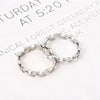Leaf Band Ring, Stainless Steel, Gold- or Silver-Tone, Source Sizes 6-8