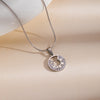 Heart Pendant Necklaces for Women, Stainless Steel Chains with Sparkling Heart Design Options - X519