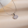 Heart Pendant Necklaces for Women, Stainless Steel Chains with Sparkling Heart Design Options - X516