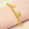 Leaf Bracelet for Women, Brass Botanical Design with Plated Finish - Product view 1