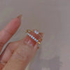 Open Rings, Alloy, Gold-Tone Heart Accent or Clear Accent Band, Individual Styles or 2-Piece Set