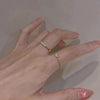 Open Rings, Alloy, Gold-Tone Heart Accent or Clear Accent Band, Individual Styles or 2-Piece Set