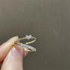 Open Rings, Alloy, Gold-Tone Heart Accent or Clear Accent Band, Individual Styles or 2-Piece Set