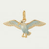 Bird Pendant Charms, Stainless Steel Crane, Swan, Parrot and Other Bird Designs in Gold-Tone Finish - Winged Bird Pendant