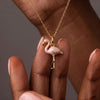 Bird Pendant Charms, Stainless Steel Crane, Swan, Parrot and Other Bird Designs in Gold-Tone Finish - Product view 2