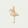 Bird Pendant Charms, Stainless Steel Crane, Swan, Parrot and Other Bird Designs in Gold-Tone Finish - Crane Pendant