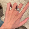 Silver-Tone Statement Rings for Women, Assorted Floral, Bow, Geometric and Textured Open-Band Designs
