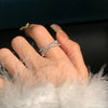 Silver-Tone Statement Rings for Women, Assorted Floral, Bow, Geometric and Textured Open-Band Designs