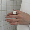 Silver-Tone Statement Rings for Women, Assorted Floral, Bow, Geometric and Textured Open-Band Designs