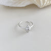 Silver-Tone Statement Rings for Women, Assorted Floral, Bow, Geometric and Textured Open-Band Designs